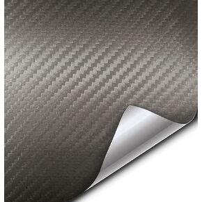 3M 1080 Carbon Fibre Anthracite Air-Release Vinyl Wrap Roll (1/2ft x 5ft)
