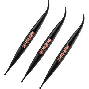 FOSHIO 3 Pack Black Micro Squeegee for Vinyl with Magnet, 2 in 1 Small Squeegee for Tight Area Vinyl Wrap Tool, Glass Protective Film Installing Tool Car Window Film Squeegee Window Tint Kit