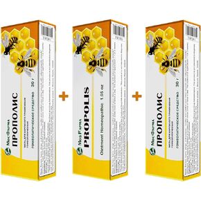 Propolis Ointment Homeopathic 30g (3 Pack)