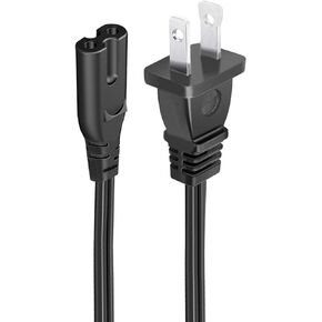 UL Listed 8.2ft Power Cord Replacement for Bose Soundtouch 10 20 30 Series Music System,300 700 Soundbar,Bass Module 500 700 Subwoofer 2 Prong AC Power Cord Cable