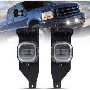BUNKER INDUST LED Fog Lights for 2005 2006 2007 Ford F250 F350 F450 F550 SUPER DUTY, OEM Bumper Driving Fog Lamp Kit