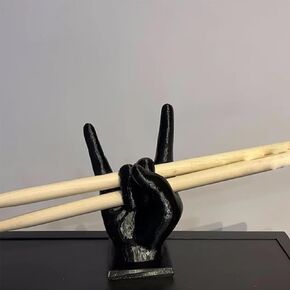 Drumstick Display Show Stand Creative Gift for Drummer,Drum Stick Holder for Drum Set,for Drum Set and Electric Drum Set,Drum Stick Display (White)