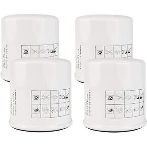 Oil Filter D722 D902 BX2350 BX2370 WG750 WG752 WG972 ZD331 Fit For Ku-bota 321D 325 329 432 721 Rep HH150-32430, 70000-15241, 15853-32439 (4 Pack)