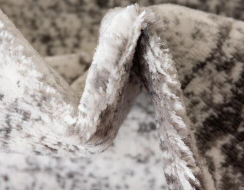 Unique Loom Sofia Collection Area Rug - Casino (4' 1" x 6' 1" Rectangle, Gray/ Beige) in Kuwait