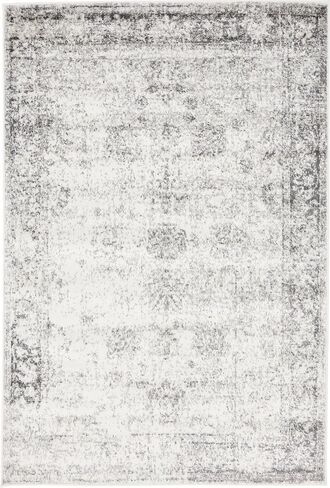 Unique Loom Sofia Collection Area Rug - Casino (4' 1" x 6' 1" Rectangle, Gray/ Beige) in Kuwait