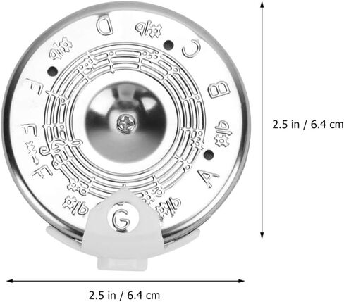 Pitch Pipe 13 Tone Guitar Tuner Chromatic F-F Pitch Pipe Tuner Tool for Violin Guitar Bass in Saudi Arabia