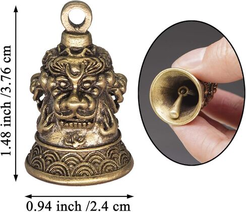 Guardian Brass Luck Bell for Motorcycle Car Bike Key Ring in Saudi Arabia