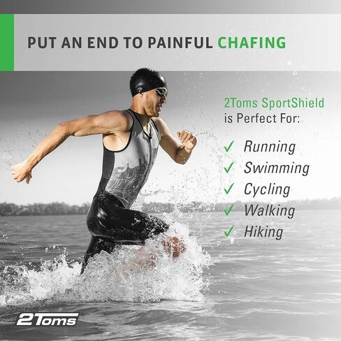 2Toms SportShield, Original Formula, All-Day Anti Chafe and Blister Prevention, Waterproof Protection from Chafing and Skin Irritation, 1.5 Ounce in Saudi Arabia