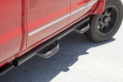 قضبان Lund 34641445 Black Steel Terrain HX Step Nerf لـ 2009-2014 Ford F-150 SuperCrew (بما في ذلك 2011-2014 Raptor) in Kuwait