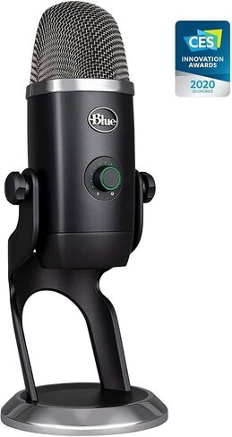 أحدث ميكروفون USB مكثف باللون الأزرق من Yeti X مع قياس عالي الدقة وإضاءة LED والألعاب والبث والبث الصوتي وأجهزة الكمبيوتر الشخصية وأجهزة Mac مع ملحقات GalliumPi in Saudi Arabia