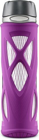 زجاجة مياه زجاجية من زولو أطلس مع غلاف من السيليكون in Kuwait