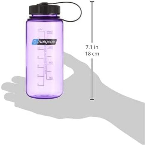 Nalgene Sustain Tritan BPA-Free Water Bottle Made with Material Derived from 50% Plastic Waste, 16 OZ, Wide Mouth in Saudi Arabia