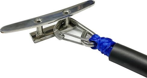 4FT Boat Bungee Dock Line Marine Rope 2-Pack for Docking with 316 Stainless Steel Clip Boat Accessory for Jet Ski, Kayak, Pontoon, Watercraft, PWC, Seadoo, Wave Runner, Canoe, Power Boat in Saudi Arabia