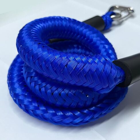4FT Boat Bungee Dock Line Marine Rope 2-Pack for Docking with 316 Stainless Steel Clip Boat Accessory for Jet Ski, Kayak, Pontoon, Watercraft, PWC, Seadoo, Wave Runner, Canoe, Power Boat in Saudi Arabia