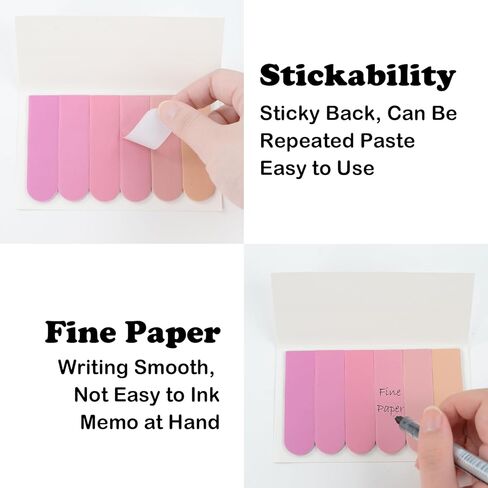 1440 قطعة علامات صفحة ملونة، علامات تبويب لزجة ملونة، LIOUCBD 24 علامة تبويب مؤشرة ملونة، علامات صفحة علامات تبويب مؤشرة لاصقة، أعلام أسهم لعلامة التبويب القراءة، تصنيف الملفات، دفاتر الملاحظات، علامات الكتاب، الإشارات المرجعية للصفحة in Kuwait