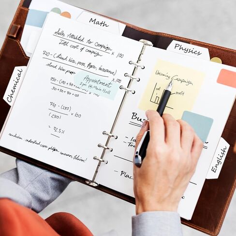 400 Pcs 2 Inch Sticky Index Tabs, Repositionable and Writable Book Sticky Tabs Page Tabs Marker Labels Page Flags Notes Tabs for Notebooks File Classification White in Saudi Arabia