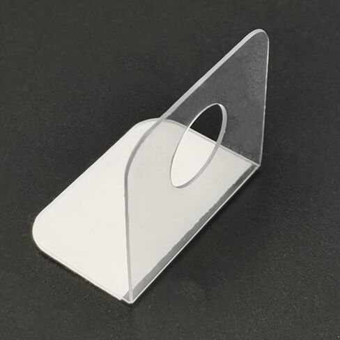 300 قطعة من علامات تعليق الفتحات الشفافة وعلامات تعليق لاصقة بفتحة دائرية مع لاصق قوي جدًا لعلامات عرض المنتجات in Kuwait