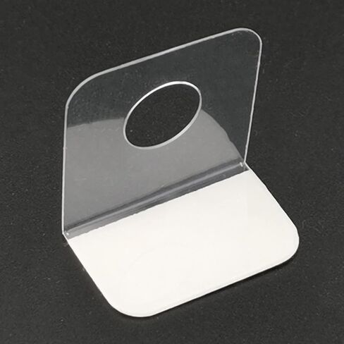 300 قطعة من علامات تعليق الفتحات الشفافة وعلامات تعليق لاصقة بفتحة دائرية مع لاصق قوي جدًا لعلامات عرض المنتجات in Kuwait