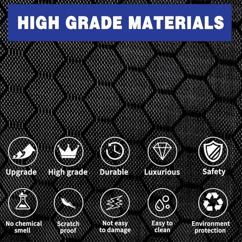 Backseat Car Organizer Storage Bag Kick Mats Clear Screen Tablet Holder 9 Storage Pockets with 2 Car Seat Headrest Hook for Bag Pad Toys Drinks Books in Saudi Arabia