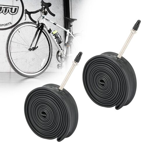 دراجة طريق بإطارات RUTU 700 x 23-25C,28-32C,35-43C,38-45C، أنبوب داخلي للدراجة مع صمام بريستا 60 مم، أنبوب داخلي بوتيل ثقيل ممتاز - عبوتان in Kuwait