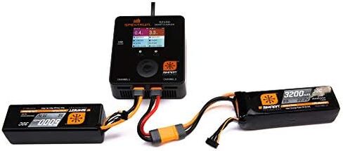 Spektrum Smart RC LiPo Battery Pack: 2200mAh 3S 11.1V 30C with IC3 Connector (EC3 Compatible), SPMX22003S30, Black in Saudi Arabia