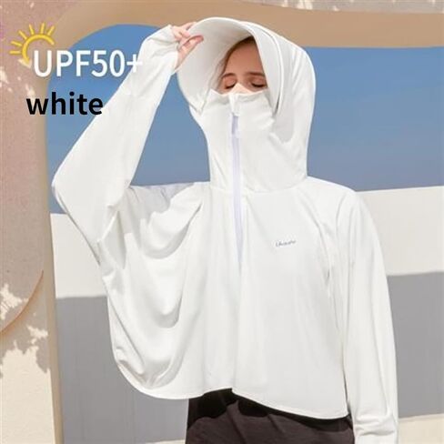 Women's Sun Protective Jacket Full Zip UPF 50+ UV Sun Protection Clothing Lightweight Long Sleeve Hoodie Sun Shirt in Saudi Arabia