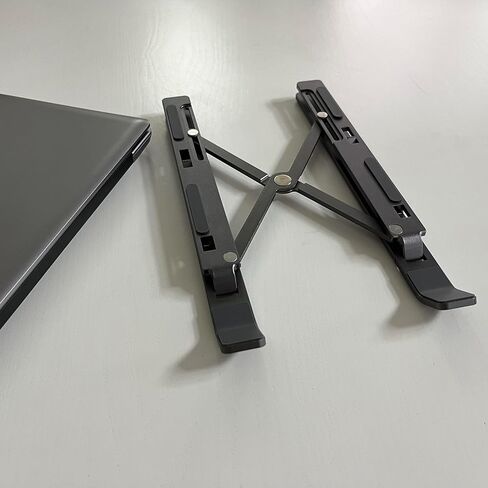 Laptop Stand for Desk, Adjustable Laptop Riser, Aluminum Alloy Laptop Holder, (Space Grey) in Kuwait