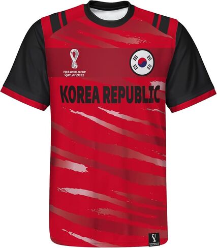 Outerstuff Unisex-Youth FIFA World Cup Primary Classic Short Sleeve Jersey in Kuwait