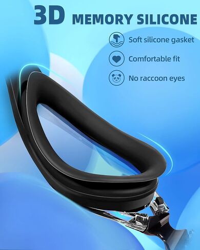 Seago 2 pack Swim Goggles for Men Women Anti Fog No Leaking Adult Water Pool Goggles in Saudi Arabia
