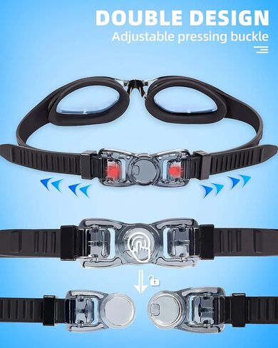 Seago 2 pack Swim Goggles for Men Women Anti Fog No Leaking Adult Water Pool Goggles in Saudi Arabia