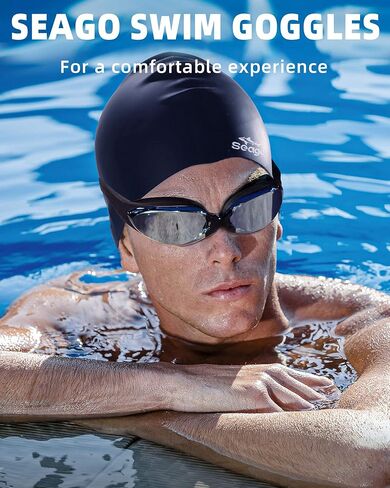 Seago 2 pack Swim Goggles for Men Women Anti Fog No Leaking Adult Water Pool Goggles in Saudi Arabia