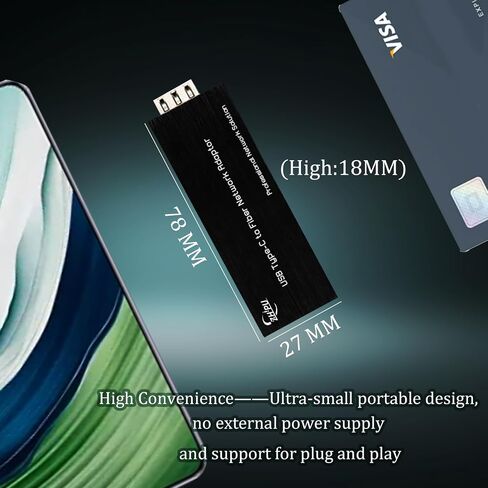 محول شبكة USB C إلى الألياف، USB3.0 Type C إلى 100/1000base-X SFP Gigabit Network Card، مدعوم لأنظمة التشغيل Windows وmacOS وLinux in Kuwait