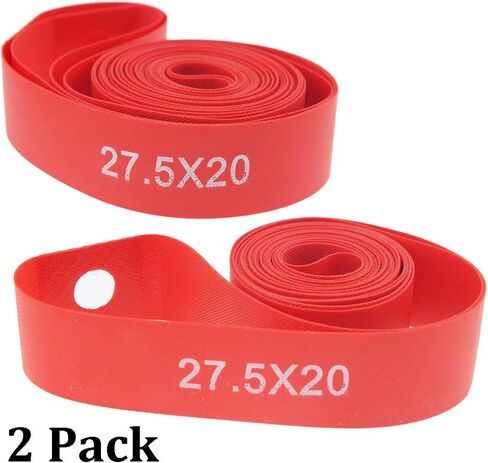 (نايلون، وليس بولي كلوريد الفينيل) 2 حزمة من بطانة إطار الدراجة، شريط حافة الدراجة مضاد للخدش، شريط حافة الدراجة الأحمر 700c 29 27.5 26 20 14 بوصة لبطانة حماية أنبوب الدراجة الجبلية MTB in Kuwait