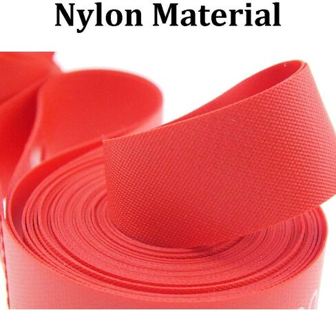 (نايلون، وليس بولي كلوريد الفينيل) 2 حزمة من بطانة إطار الدراجة، شريط حافة الدراجة مضاد للخدش، شريط حافة الدراجة الأحمر 700c 29 27.5 26 20 14 بوصة لبطانة حماية أنبوب الدراجة الجبلية MTB in Kuwait