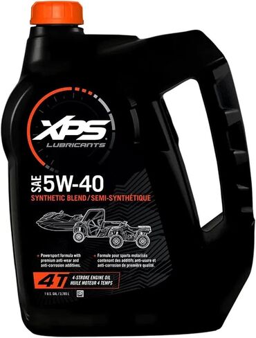 Sea-Doo New OEM، زيت مزيج صناعي 1 جالون رباعي الأشواط 5W-40، 293600122 779134 in Saudi Arabia