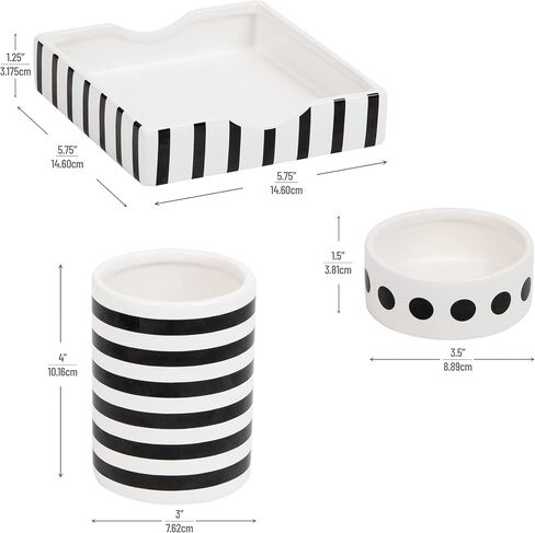 Mind Reader 7-Piece Desktop Set, Desktop Organizer, File Storage, Office, Metal Mesh, Black in Saudi Arabia