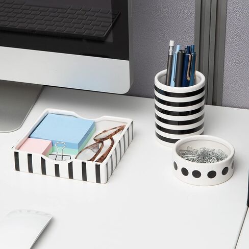 Mind Reader 7-Piece Desktop Set, Desktop Organizer, File Storage, Office, Metal Mesh, Black in Saudi Arabia