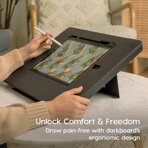 Astropad Darkboard - iPad Drawing Stand with Apple Pencil Pocket - Lightweight Drawing Stand for Artists - Drawing iPad Board - Compatible with Apple iPad Pro 11 - iPad Air 4-5th Gen in Saudi Arabia