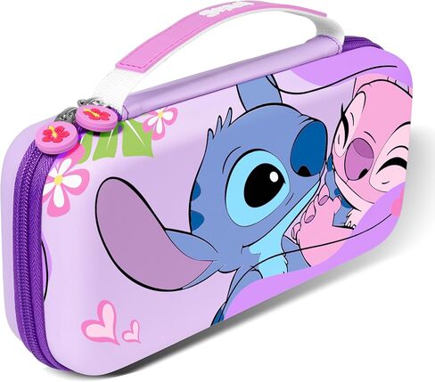 Xcitifun Carrying Case Designed for Nintendo Switch for Kids Girls Boys Cute Kawaii Travel Carry Bag for Switch / Lite / OLED 10 Game Cartridge Switch Protective Cover Carrying Cases - Animal Flash in Kuwait