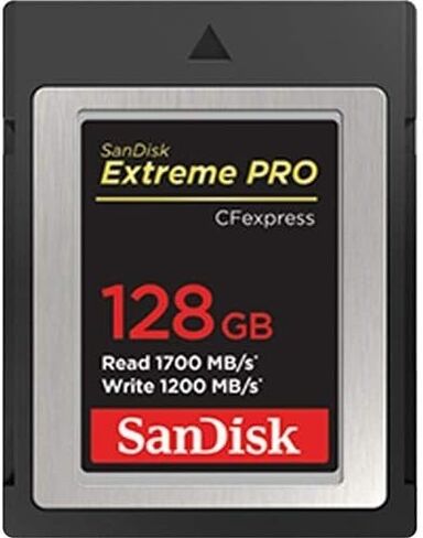 SanDisk 128GB Extreme PRO CFexpress Card Type B, 1700MB/s Read, 1200MB/s Write in Saudi Arabia
