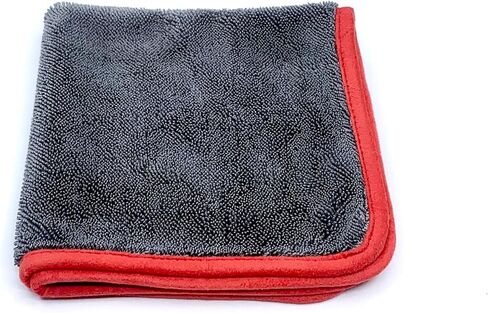 منشفة تجفيف بتفاصيل ستوكات من The Finisher Ultimate - 15x15 بوصة، مساحات صغيرة جافة، عجلات جافة، عضادات جافة، سيارة فاخرة من الألياف الدقيقة، شاحنة، سيارات الدفع الرباعي، RV in Kuwait