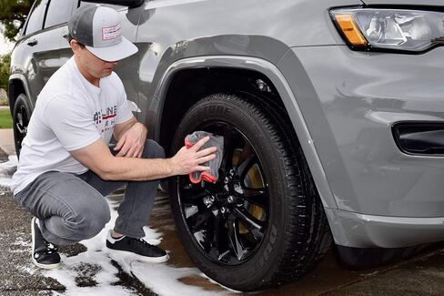 منشفة تجفيف بتفاصيل ستوكات من The Finisher Ultimate - 15x15 بوصة، مساحات صغيرة جافة، عجلات جافة، عضادات جافة، سيارة فاخرة من الألياف الدقيقة، شاحنة، سيارات الدفع الرباعي، RV in Kuwait