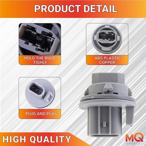 عبوتان من مقبس لمبة مؤشر الانعطاف 33302-S5A-A01 متوافق مع مقبس لمبة TL TSX RDX Honda Civic CR-V Crosstour Fit T20 - يستبدل 33302S5AA01 33302-S5A-A01 in Kuwait