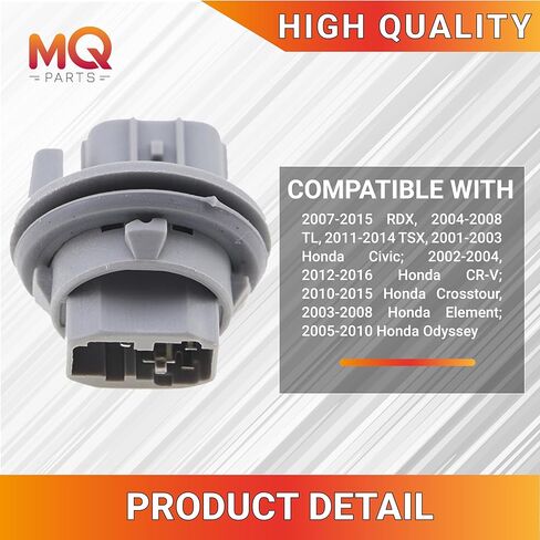 عبوتان من مقبس لمبة مؤشر الانعطاف 33302-S5A-A01 متوافق مع مقبس لمبة TL TSX RDX Honda Civic CR-V Crosstour Fit T20 - يستبدل 33302S5AA01 33302-S5A-A01 in Kuwait