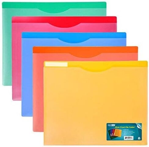 Waterproof Poly File Folders with Top Tab, Letter Size, Single Colors, 10pcs Pack in Saudi Arabia