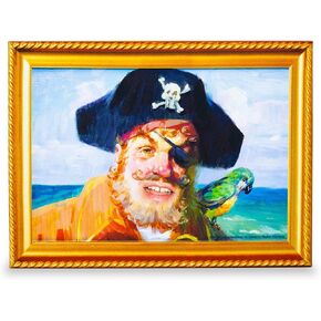 Spongebob Squarepants الكابتن Painty the Pirate Canvas Wall Art Sign