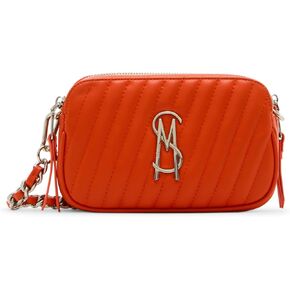Steve Madden Daisy-h Diagonal Quilted Double Zip Crossbody