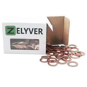 100pcs Ad07603014106 14mm استنزاف الزيت بوت بوتشيت حشية سحق النحاس سدادة مصفاة زيت زيت متوافق مع طرز مرسيدس بنز تحل محل 007603-014106 115100 V103327 095019 65399