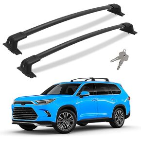 Roof Rack Cross Bars Compatible with Toyota Sienna 2011-2020, 220lbs Heavy Duty Lockable Aluminum Roof Rails Crossbars for Rooftop Cargo Carrier Luggage Kayak Canoe Bike Snowboard