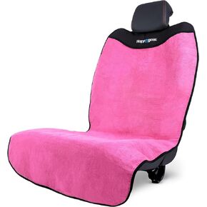 Happeseat Waterproof Car Seat Cover & Protector – Universal Fit Car Seat Towel Cover – Non-Slip Backing, Easy Install & Storage, Machine Washable, Fits Front & Back, Sand